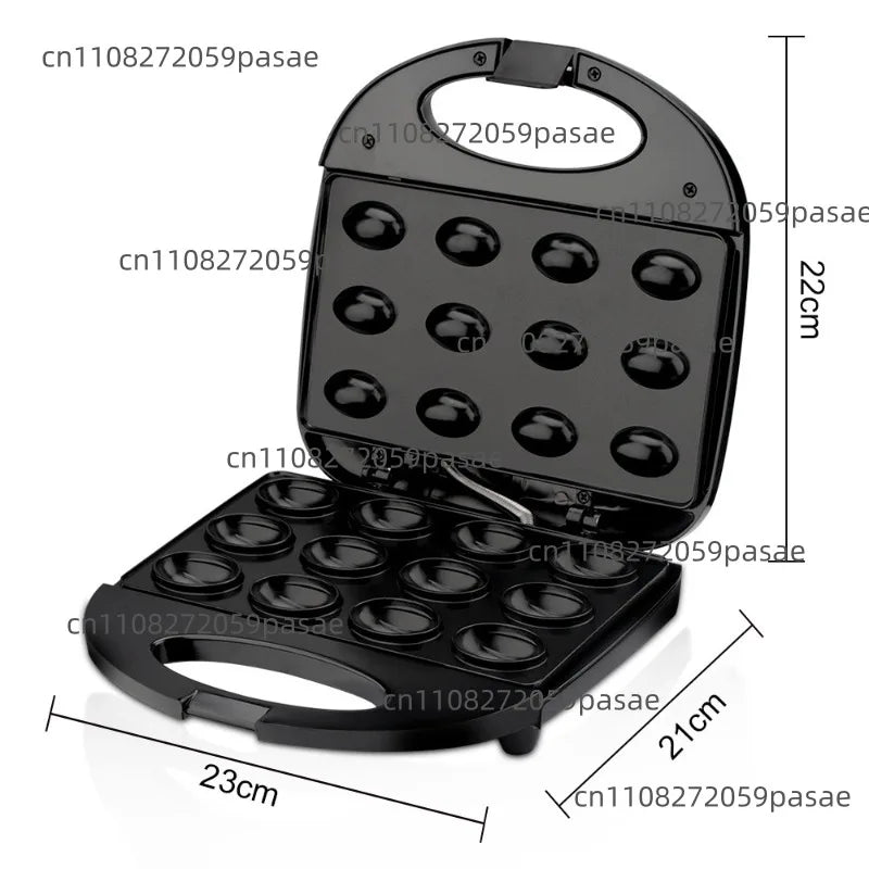 Household Nut Machine Pancake Maker Sandwich Toaster Cake Baker Waffle Iron Baking Cookware