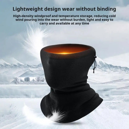 Winter Neck Gaiter Warmer Warm Fleece Scarf Windproof Fleece Lined Thermal Face Cushion Scarf Cold Weather Sport Accessory
