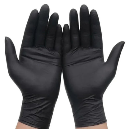 20/50/100PCS Disposable Black Nitrile Gloves for Household Use Latex Free Powder Free Cleaning Gloves Tattoo  Hairdressing Tools