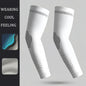 Ice sleeves for men, sun protection sleeves for women, UV protection sleeves for summer cycling, thin ice silk armrests, and han