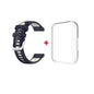Sport Run Silicone Strap Band / Transparent Case for Samsung Galaxy Fit 3 Replacement Strap