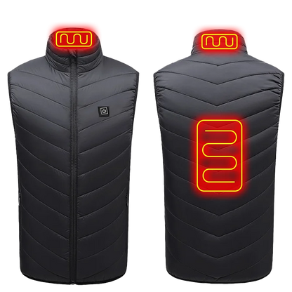 21-Zone USB Heated Vest Graphene Winter Jacket