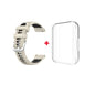 Sport Run Silicone Strap Band / Transparent Case for Samsung Galaxy Fit 3 Replacement Strap