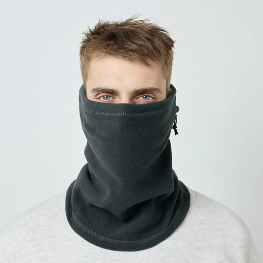 Winter Neck Gaiter Warmer Warm Fleece Scarf Windproof Fleece Lined Thermal Face Cushion Scarf Cold Weather Sport Accessory