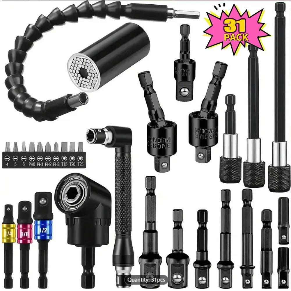 Flexible Drill Extension Set