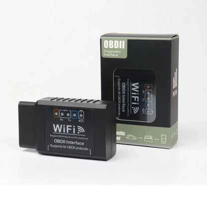 Popular ELM327 WiFi OBD2 Diagnostic Scanner V1.5 Car Code Reader Check Engine Fault Detector Tool for Android iOS PC Vehicles