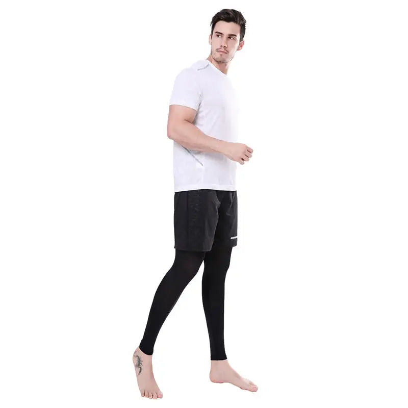 Summer Thin Extended Cycling Leg Sleeves Breathable Sun Protection Knee Guard Silicone Anti Slip Sports Leg Cover