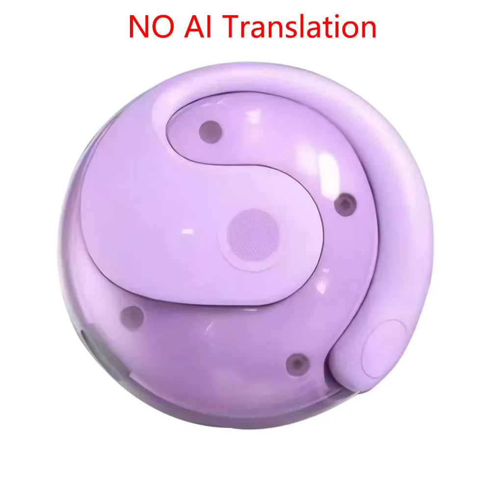 AI Translation Bluetooth 5.3 Ear-Hook Earbuds - 144 Languages