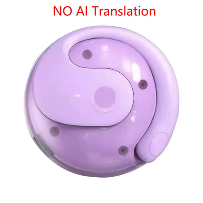 AI Translation Bluetooth 5.3 Ear-Hook Earbuds - 144 Languages