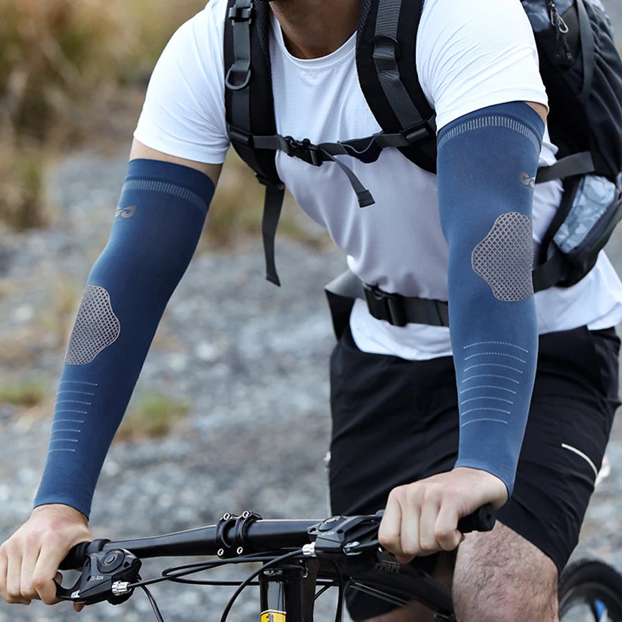 Ice sleeves for men, sun protection sleeves for women, UV protection sleeves for summer cycling, thin ice silk armrests, and han