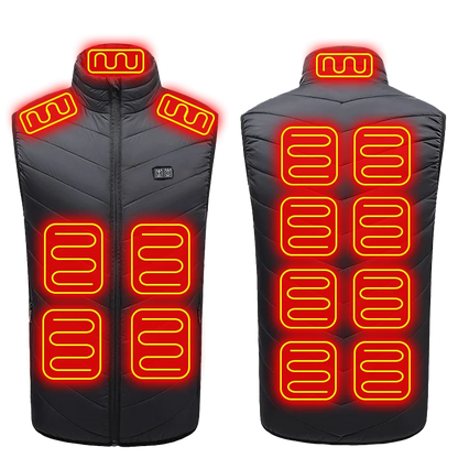 21-Zone USB Heated Vest with Graphene Heating