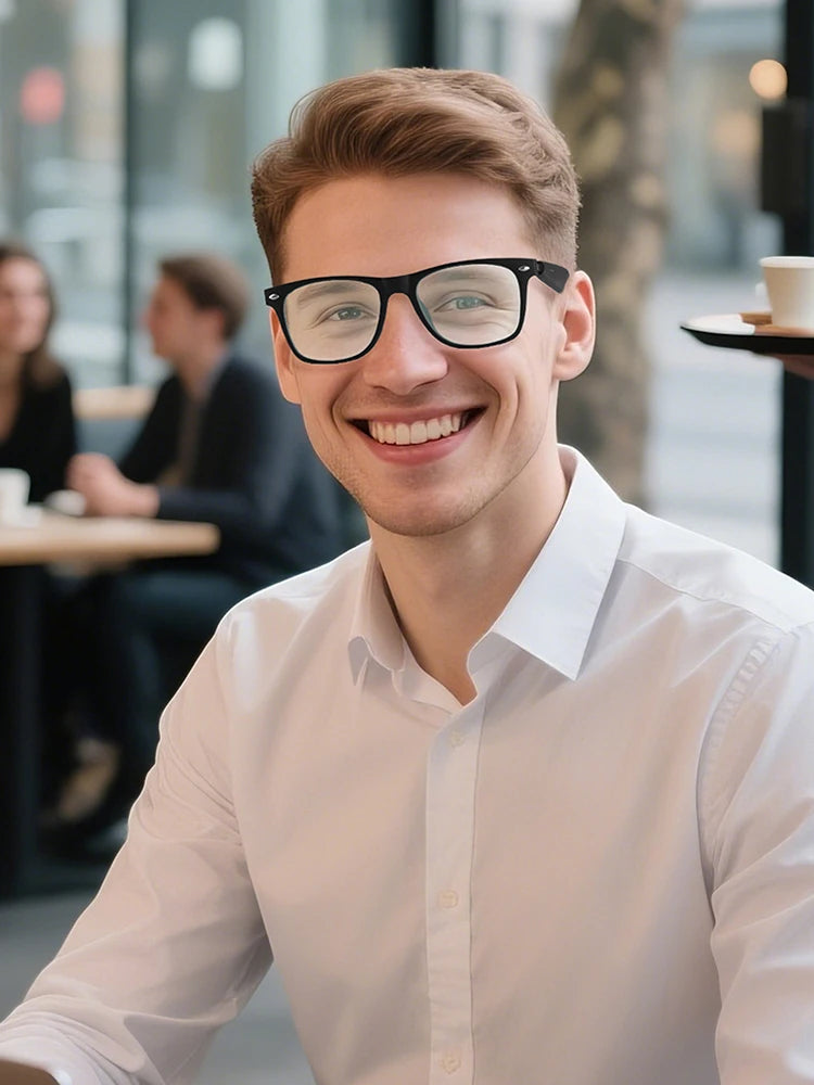 AI Intelligent Translation Smart Glasses with Bluetooth Audio and Polarized Lenses