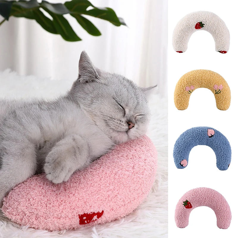 Little Pillow For Cats Fashion Neck Protector Deep Sleep Puppy