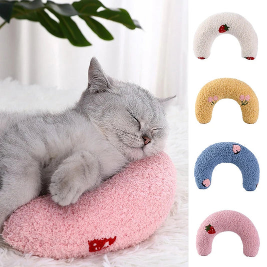 Little Pillow For Cats Fashion Neck Protector Deep Sleep Puppy