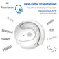 AI Translation Bluetooth 5.3 Ear-Hook Earbuds - 144 Languages