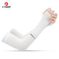 X-TIGER Cycling Arm Summer Ice Cloth Cycling Sleeves Sun Protection Unisex Breathable Running Volleyball Sleeves Outdoor
