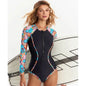 Mesh Sleeve Sexy Swimsuit Women Summer Bathing Suit Bikini Set Long Sleeve Swimwear Beach Swimming Suit For Female Купальник