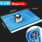 Soldering Station Mat Silicone Work Mat Heat Resistant 932°F Anti-Static Magnetic Mat for Electronic Phone Laptop Watch Repair