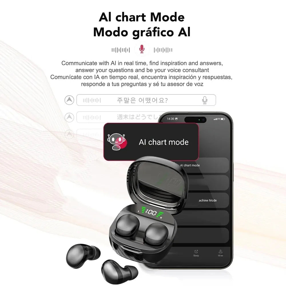 Bluetooth 5.3 AI Translation Earbuds