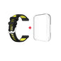 Sport Run Silicone Strap Band / Transparent Case for Samsung Galaxy Fit 3 Replacement Strap