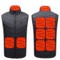 21-Zone USB Heated Vest Graphene Winter Jacket