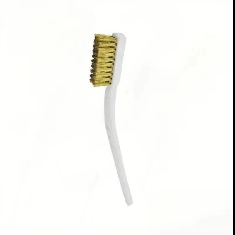 1/3/5pcs Mini Brass Wire Brush Set for Paint & Rust Removal Industrial Metal Polishing Burr Cleaning Tool