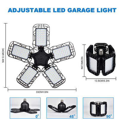 100W LED Garage Light - 12000LM 6500K