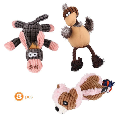 3 Pack Assorted Dog toys