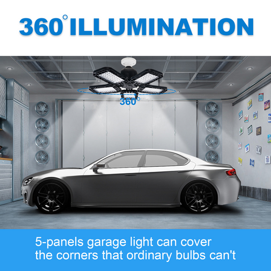 100W LED Garage Light - 12000LM 6500K