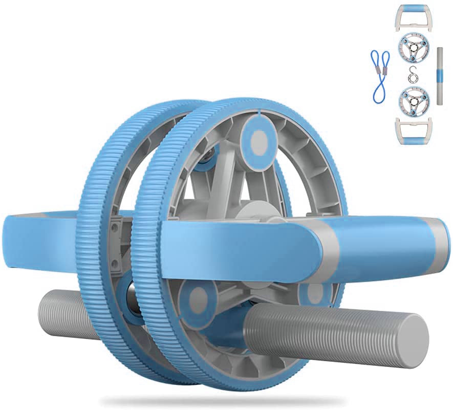 Multi-functional Abdominal Wheel Pull Strap Gym Fitness Training Set