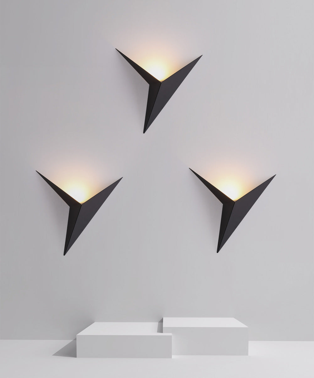 Wall Lamp Modern Minimalist Triangle Shape