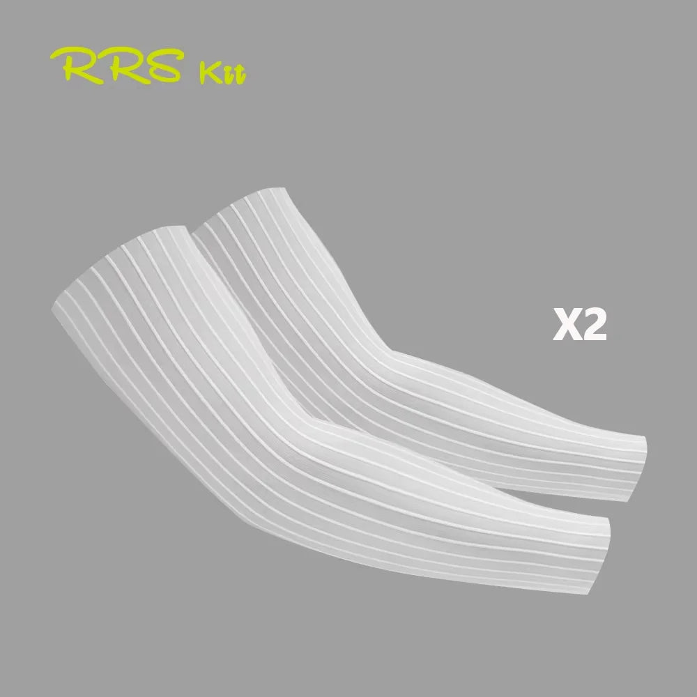Rrskit Summer Aerodynamic Cycling Sleeve Outdoor Sun Protection UV Sports Sleeve Breathable Cycling Arm Protectors