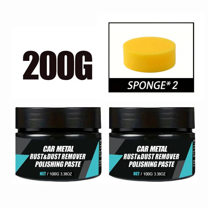 Car Wheel Hub Metal Restorer Gloss Enhancer Clear Rust & Oxidize Renewal Polishing Wax Coating Agent Auto Wheel Scratch Repair