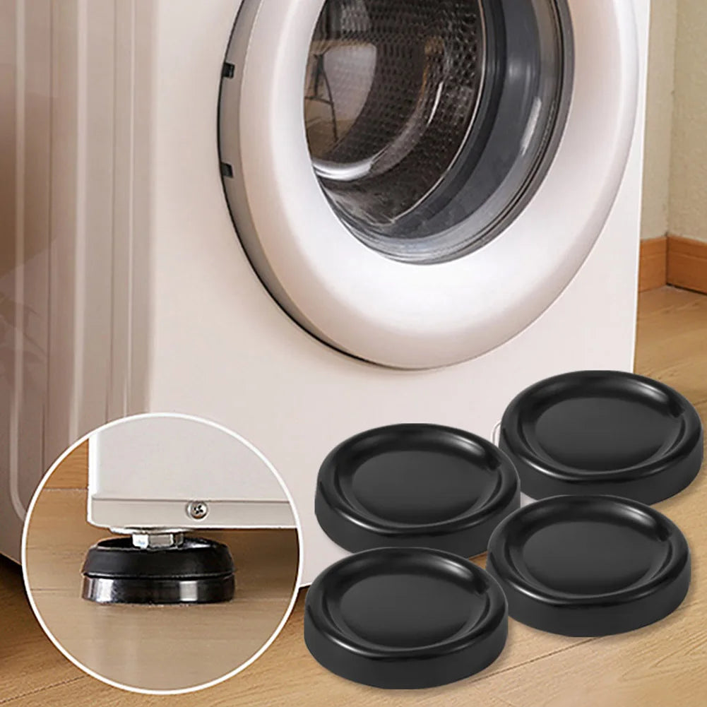 4 PCS Non Slip Rubber Anti Vibration Feet for Washing Machine and Kitchen Appliances Noise Reduction and Floor Protection