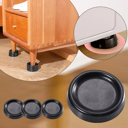 4 PCS Non Slip Rubber Anti Vibration Feet for Washing Machine and Kitchen Appliances Noise Reduction and Floor Protection