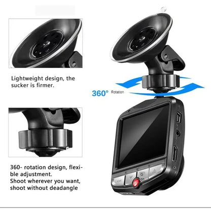 HD Dash Cam with Super Night Vision