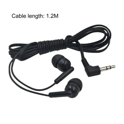 102 Wired Earphone Gaming Clear Ergonomic PVC 3.5mm Moving Coil In-ear Earbud Headphone for Phone