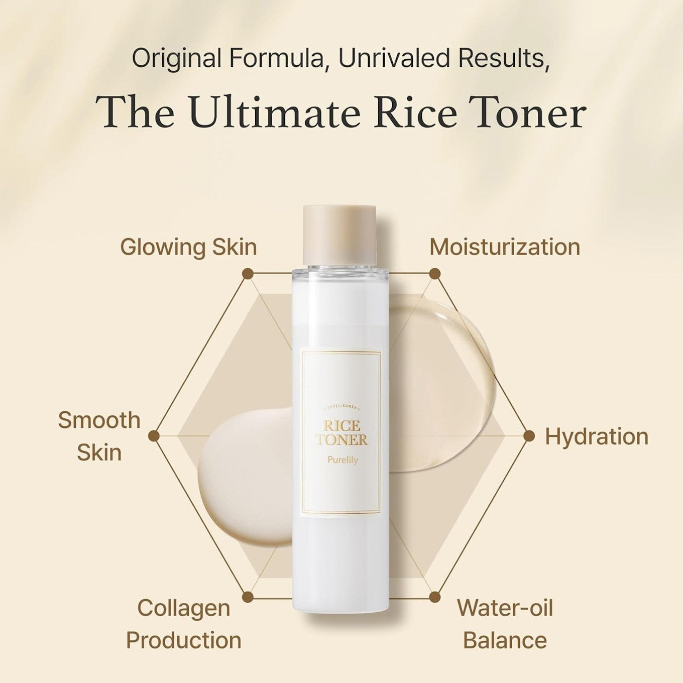 Rice Toner – Milky Korean Toner for Glowing Skin with Niacinamide