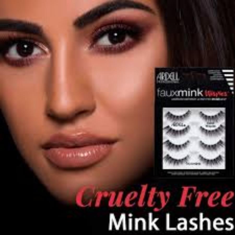 ARDELL Fauxmink Wispies, Luxuriously Lightweight With Invisiband Lashe